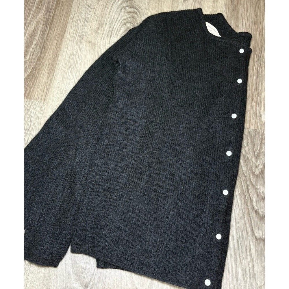 Sezane Black Gaspard Cardigan Sweater - Picture 8 of 10